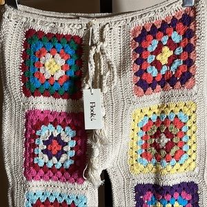 New flook crochet knit pants size Xs